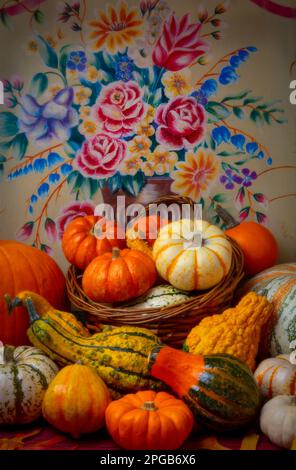 Autunno Giardino abbondanza ancora vita Foto Stock