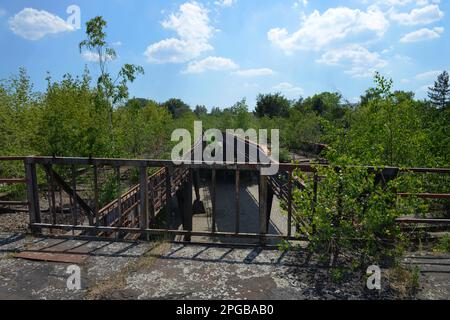 Siemensbahn, Wernerwerk, Siemensdamm, Siemensstadt, Berlino, Germania Foto Stock