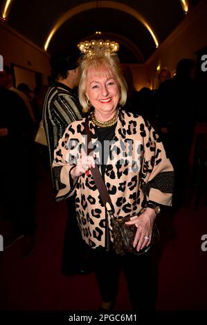 Stefanie Simon bei der Premiere des Theatestücks 'Biedermann und die Brandstifter' im Schlosspark Theater. Berlino, 18.03.2023 Foto Stock