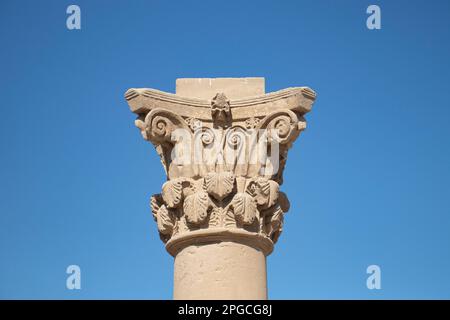 Antico tempio egiziano di Hathor (tempio di Dendra), Qena, Egitto Foto Stock