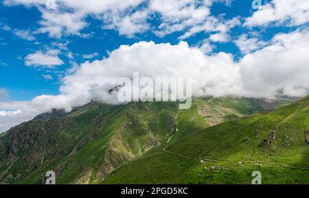 Altopiano di Cicekli nel distretto di Camlihemsin nella provincia di Rize. Regione delle montagne di Kackar. Rize, Turchia. (Turco: Cicekli Yaylasi) Foto Stock