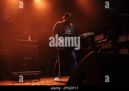 Stray from the Path Live at O2 Victoria Warehouse Manchester UK, 17th marzo 2023 Foto Stock