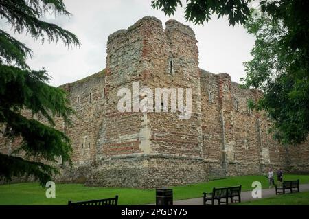 Castello di Colchester, castello normanno di Colchester, Essex, Inghilterra, risalente alla seconda metà dell'XI secolo Foto Stock