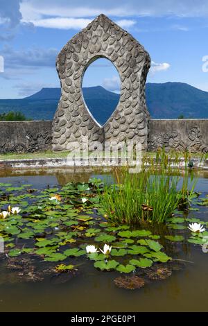 Installazione artistica di Diana Graham a Hogsback in Sud Africa Foto Stock