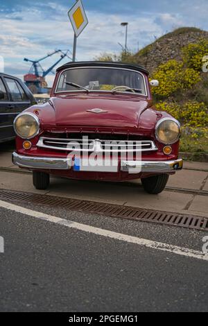 wartburg 311 oldtimer da est, ex ddr Foto Stock