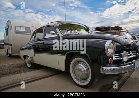 wartburg 311 oldtimer da est, ex ddr Foto Stock