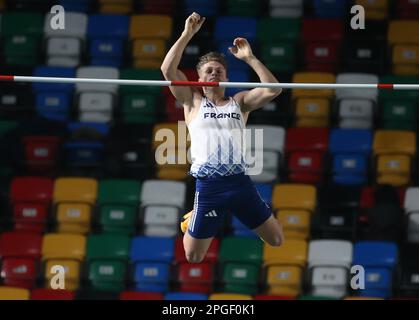 THIBAUT COLLET di Francia Pole Vault Men Qualifiche durante i Campionati europei di Atletica Indoor 2023 il 4 2023 marzo presso l'Atakoy Arena di Istanbul, Turchia - Foto Laurent Lairys / DPPI Foto Stock