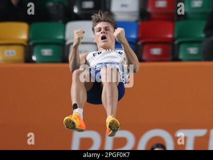 THIBAUT COLLET di Francia Pole Vault Men Qualifiche durante i Campionati europei di Atletica Indoor 2023 il 4 2023 marzo presso l'Atakoy Arena di Istanbul, Turchia - Foto Laurent Lairys / DPPI Foto Stock