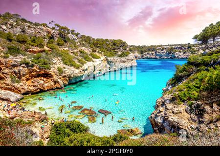 Calo del Moro, Maiorca, Spagna Foto Stock