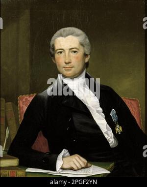 Ritratto del generale Giles circa 1785 di Joseph Wright di Derby Foto Stock