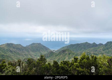 Giornata trascorsa nel parco nazionale di Anaga, Tenerife, Spagna a marzo Foto Stock