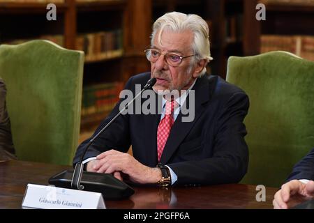 Roma, Italia. 22nd Mar, 2023. Roma : Ministero della Cultura . Omaggio a Giancarlo Giannini. Nella foto: Giancarlo Giannini Credit: Independent Photo Agency/Alamy Live News Foto Stock