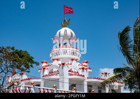 Sagar Shiv Mandir Tempio, Poste de Flacq, Mauritius Foto Stock