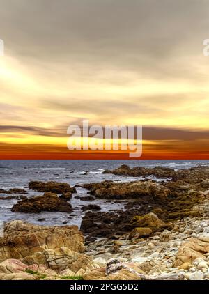 Stato Asilomar Riserva Marina baia di Monterey in California Foto Stock