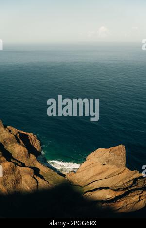 Splendida vista sulla valle di Kalalau e sulla costa di Na Pali a Kauai. Foto di alta qualità Foto Stock