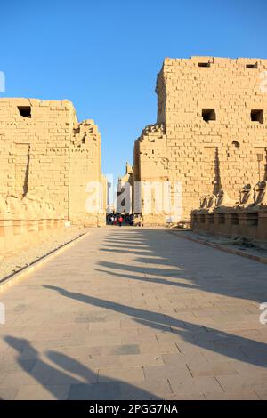 Tempio di Karnak, Egitto Foto Stock