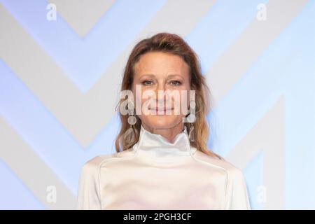 Lille, Francia. 22nd Mar, 2023. Astrid Whettnall partecipa alla serie Mania Festival red carpet il 22 marzo 2023 a Lille, Francia. Foto di Sebastien Courdji/ABACAPRESS.COM Credit: Abaca Press/Alamy Live News Foto Stock