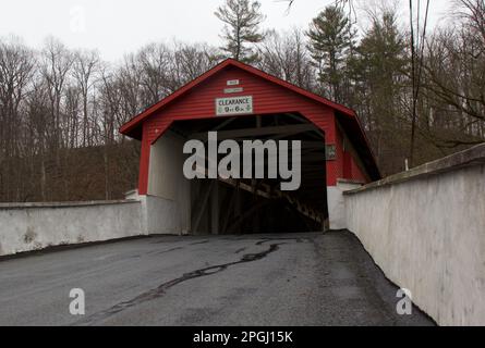 Ponti coperti della storica Lehigh Valley Foto Stock