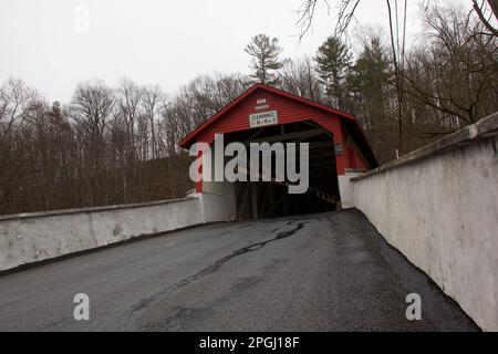 Ponti coperti della storica Lehigh Valley Foto Stock