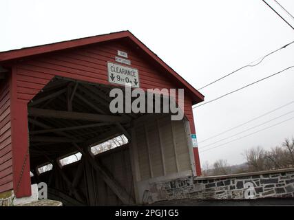 Ponti coperti della storica Lehigh Valley Foto Stock