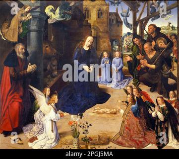 Hugo van der va a dipingere, il Trittico Portinari, olio su pannello, 1477-1478 Foto Stock