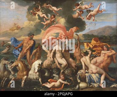 La nascita di Venere 1635 o 1636 di Nicolas Poussin Foto Stock