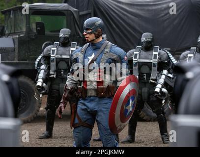 Captain America il primo vendicatore Chris Evans Foto Stock