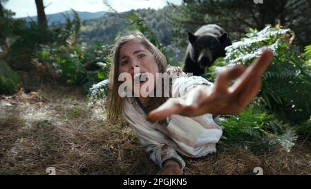 Cocaina Bear Hannah Hoekstra Foto Stock