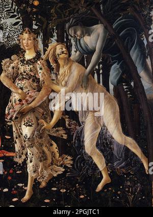 Ritratto idealizzato di una Signora (Ritratto di Simonetta Vespucci come Ninfa) 1480 di Sandro Botticelli Foto Stock