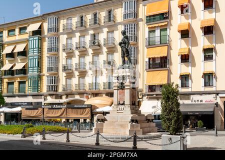 Centro della bellissima città spagnola Antequera. Destinazione turistica a Andalucía. Città storica e medievale con una bella architettura. Foto Stock