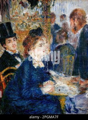 Nel caffè di Pierre Auguste Renoir (1841-1919), olio su tela, circa 1877 Foto Stock