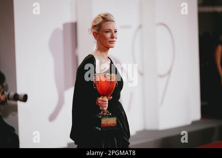 Venezia, 10th settembre 2022, Cate Blanchett partecipa al Festival del Cinema di Venezia 2022 (Photo credits: Giovanna Onofri) Foto Stock