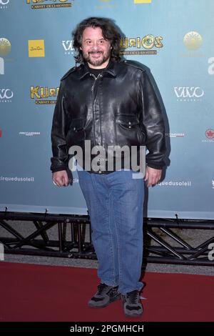 Roma, Italia. 22nd Mar, 2023. Lillo partecipa alla prima di "Kurios: Gabinetto delle curiosità" del Cirque du Soleil il 22 marzo 2023 a Roma. Credit: dpa/Alamy Live News Foto Stock