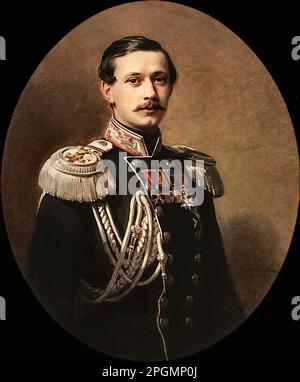 Winterhalter Franz Xavier - Conte Paul Andreievich Shouvaloff - Tedesco Scuola - 19 ° secolo Foto Stock