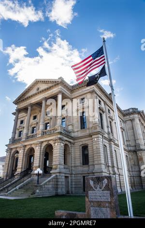 Lorain County Courthouse, Elyria, Ohio, Stati Uniti Foto Stock