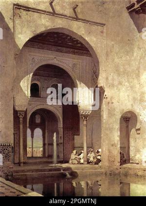 SEEL Adolf - Alhambra - Scuola di tedesco - 19th ° secolo - Seel Adolf - Alhambra - Scuola di tedesco - 19th ° secolo Foto Stock