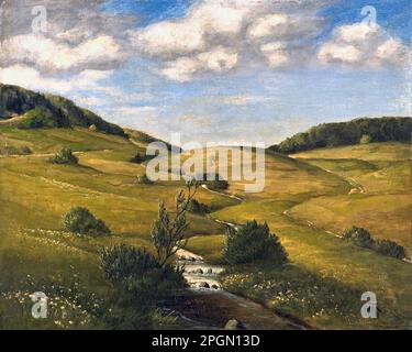 Thoma Hans - Paesaggio nella Foresta Nera - Scuola tedesca - 19th e inizio 20th° secolo - Thoma Hans - Paesaggio nella Foresta Nera - Scuola tedesca - 19th° e inizio 20th° secolo Foto Stock