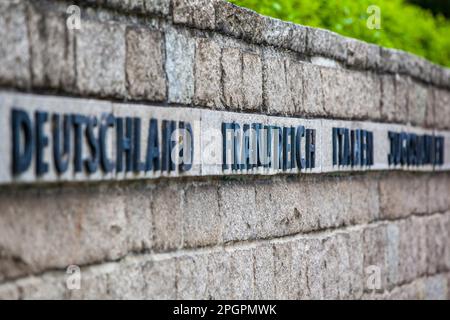 Halberstadt Concentration Camp Memorial Langenstein Foto Stock