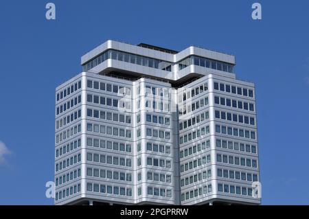 Edificio alto, assicurazione pensioni tedesca, Hohenzollerndamm, Wilmersdorf, Berlino, Germania Foto Stock