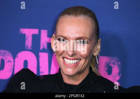 New York City, Stati Uniti. 23rd Mar, 2023. Toni Collette partecipa alla prima serie televisiva della stagione 1 'The Power' al teatro DGA di New York City, NY, USA il 23 marzo 2023. Foto di Charles Guerin/ABACAPRESS.COM Credit: Abaca Press/Alamy Live News Foto Stock