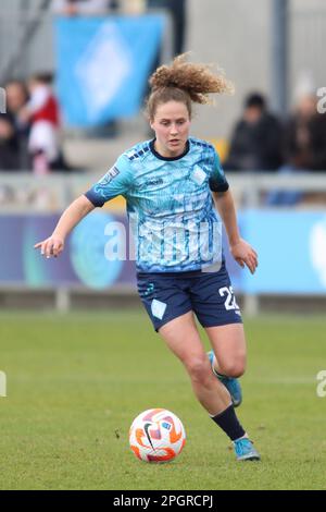 Dartford, Regno Unito. 19th Mar, 2023. Dartford, Inghilterra, 19th 2023 marzo: Lois Joel (22 London City Lionesses) in azione durante il gioco fa Women's Championship tra London City Lionesses e Bristol City al Princes Park a Dartford, Inghilterra. (Alexander Canillas/SPP) Credit: SPP Sport Press Photo. /Alamy Live News Foto Stock