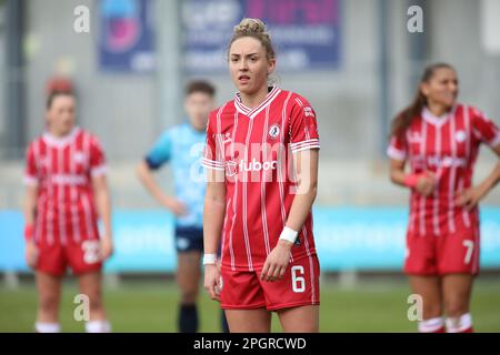 Dartford, Regno Unito. 19th Mar, 2023. Dartford, Inghilterra, 19th 2023 marzo: Aimee Palmer (6 Bristol City) in azione durante la partita del campionato femminile fa tra London City Lionesses e Bristol City al Princes Park a Dartford, Inghilterra. (Alexander Canillas/SPP) Credit: SPP Sport Press Photo. /Alamy Live News Foto Stock