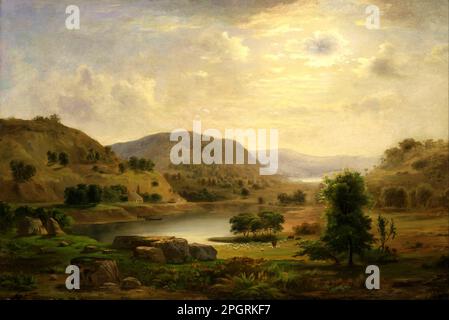 Pascolo Valle 1857 di Robert Scott Duncanson Foto Stock