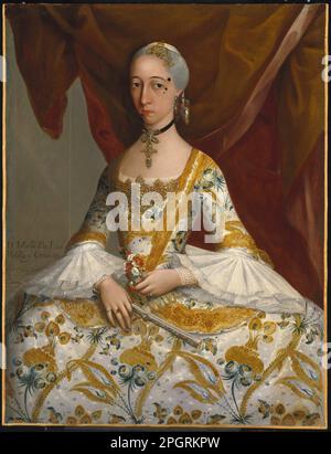 Doña María de la Luz Padilla y (Gómez de) Cervantes ca. 1760 di Miguel Cabrera Foto Stock