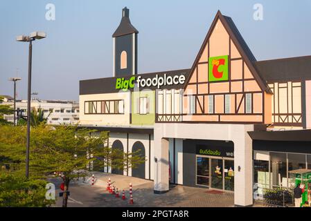 Bangkok, Thailandia - 25 febbraio 2023: Negozio Big C. Foto Stock
