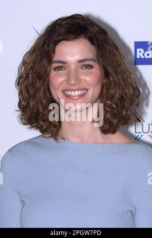 Roma, Italia. 24th Mar, 2023. Giusy Buscemi durante la fotocall del dramma televisivo Rai uno 'un passo dal Cielo 7', News in Roma, Marzo 24 2023 Credit: Independent Photo Agency/Alamy Live News Foto Stock