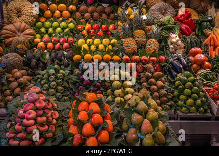 La Boqueria, Barcellona, Spagna Foto Stock