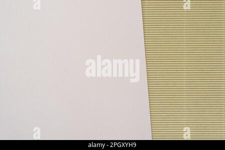 sfondo in carta con superfici lisce e ondulate Foto Stock