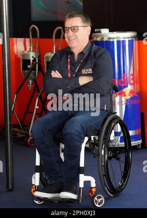 Portimao, Portogallo. 25th Mar, 2023. 03/25/2023, Autodromo International do Algarve, Portimao, MOTO GP GRANDE PREMIO DE PORTUGAL 2023, nella foto Pit Beirer, Motorsport Director di KTM/dpa/Alamy Live News Foto Stock