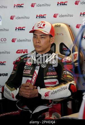 Portimao, Portogallo. 25th Mar, 2023. 03/25/2023, Autodromo International do Algarve, Portimao, MOTO GP GRANDE PREMIO DE PORTUGAL 2023, nella foto Takaaki Nakagami dal Giappone, LCR Honda Credit: dpa/Alamy Live News Foto Stock